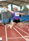 Joanne Whiteway (City of Sheffield) senior ladies long jump, Northern Championships, Sport City, Manchester